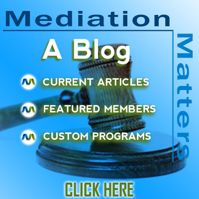 Mediation Matters. Find out why.